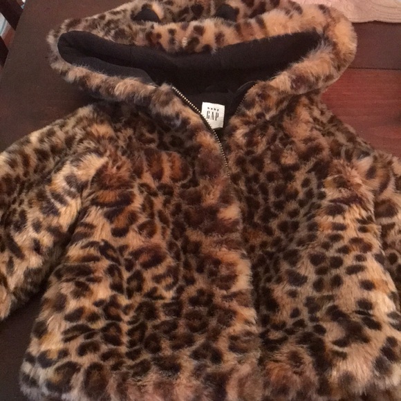 baby gap leopard coat